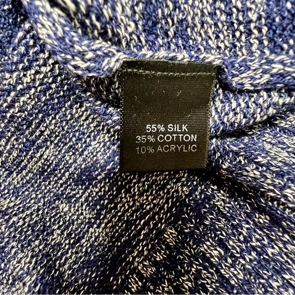 Quinn Silk Blend Shawl Collar Toggle Button Pullover Sweater Large - Picture 9 of 9